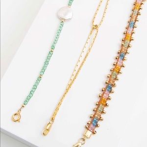 Noonday curated bracelets. New in packaging.